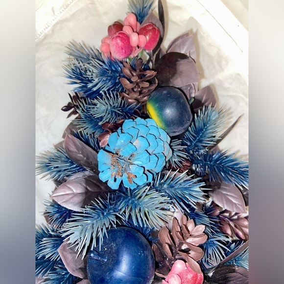 3/55$ Home decor Wall Holiday Christmas‎ Tree decoration blue themed - Picture 5 of 12